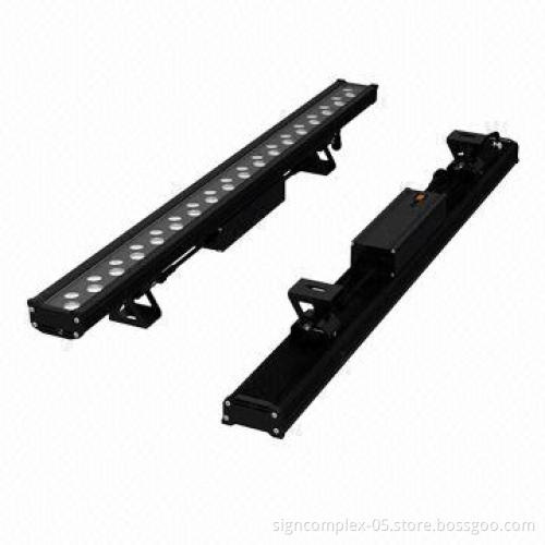 3-in-1 RGB 100W LED wall washer, clean simple front aesthetic with tempered glass